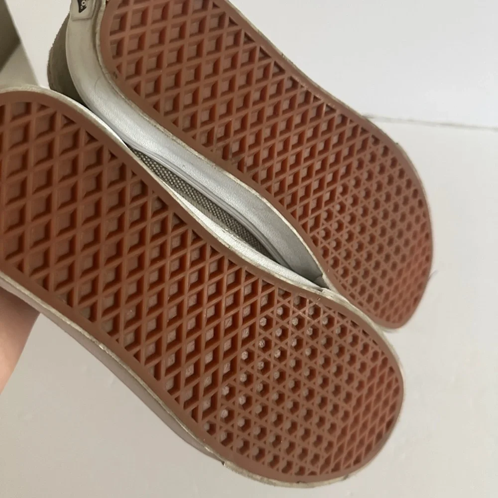 Vans Men's Taupe Canvas Sneakers Like New
